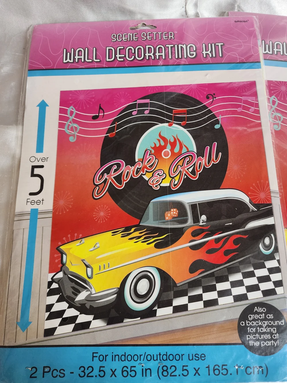 Amscan Rock & Roll Wall Decorating